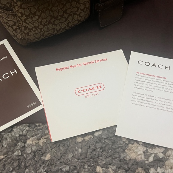 VINTAGE AUTHENTIC COACH SIGNATURE PURSE, WALLET AND MORE - Picture 7 of 16